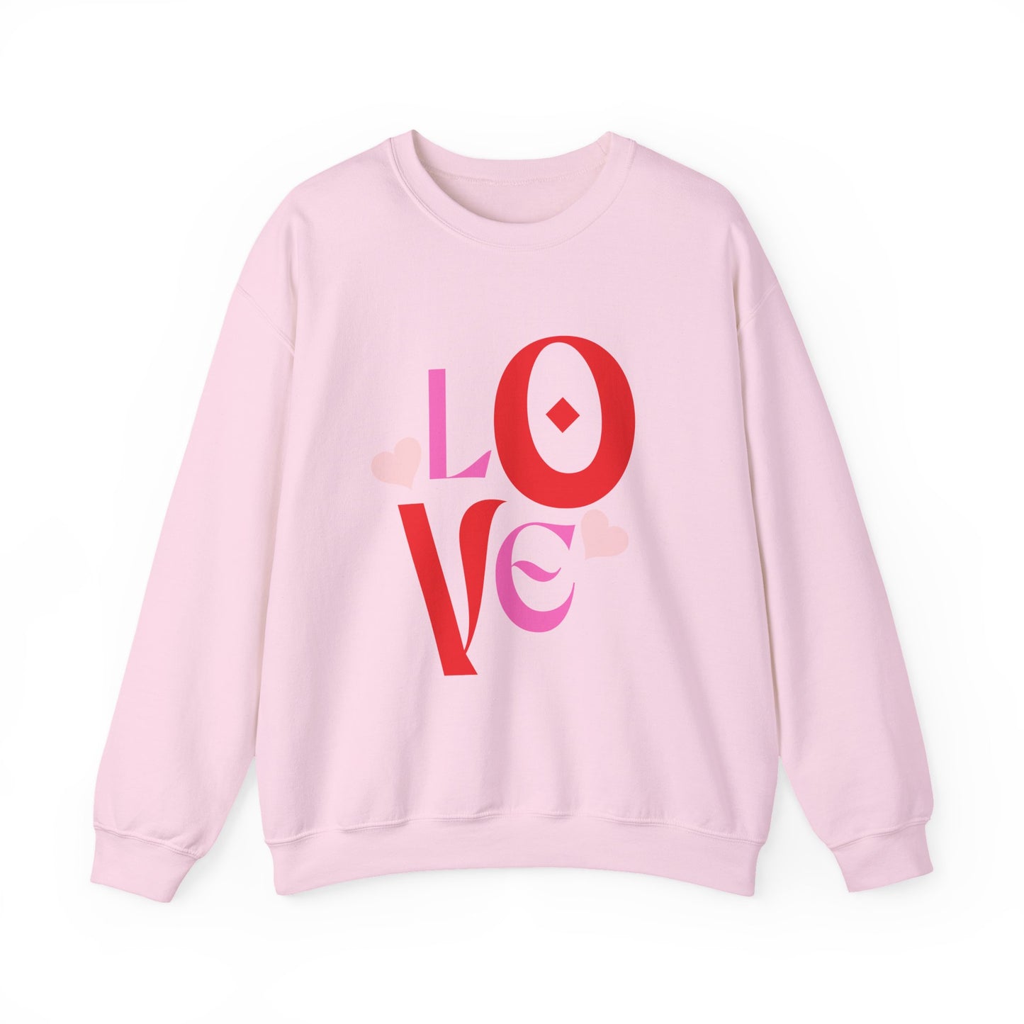 Love Graphic Sweatshirt, Cozy Crewneck, Valentine's Day Gift, Clothing, Casual Fashion