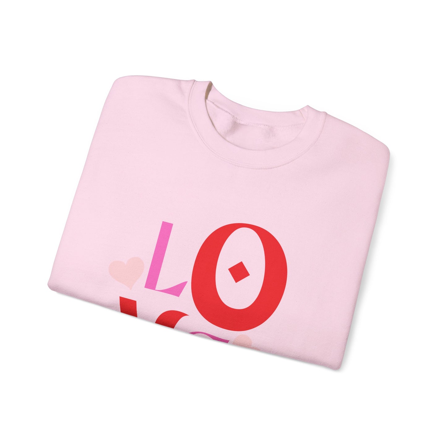 Love Graphic Sweatshirt, Cozy Crewneck, Valentine's Day Gift, Clothing, Casual Fashion