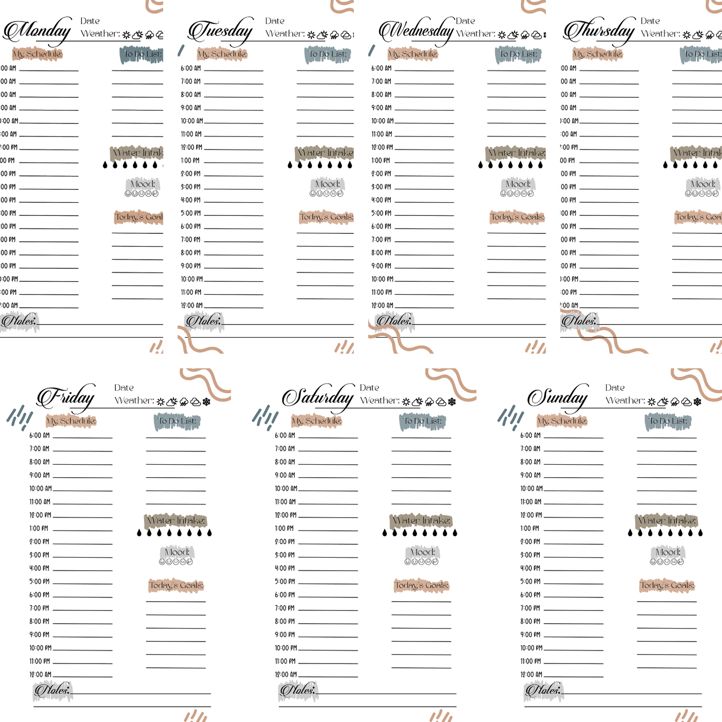 Daily Planner Neutral