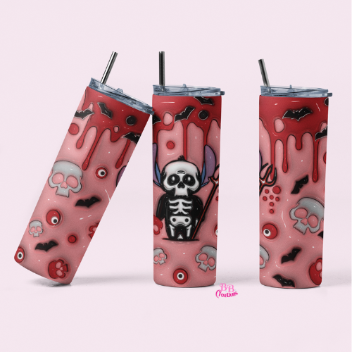 Stitch Skull Sublimation Wrap PNG