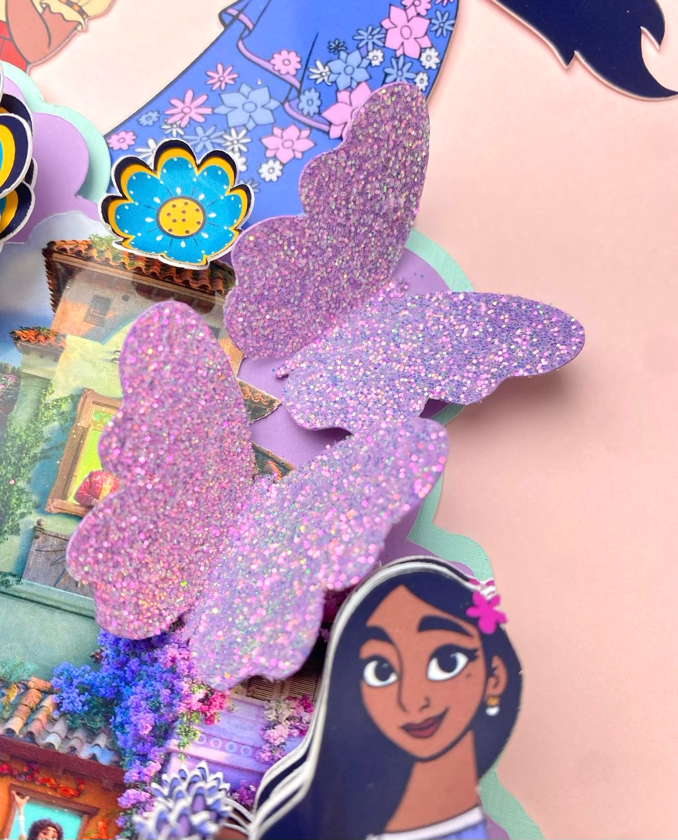 Encanto Inspired Personalized Cake Topper, Custom Name & Age Birthday Decoration