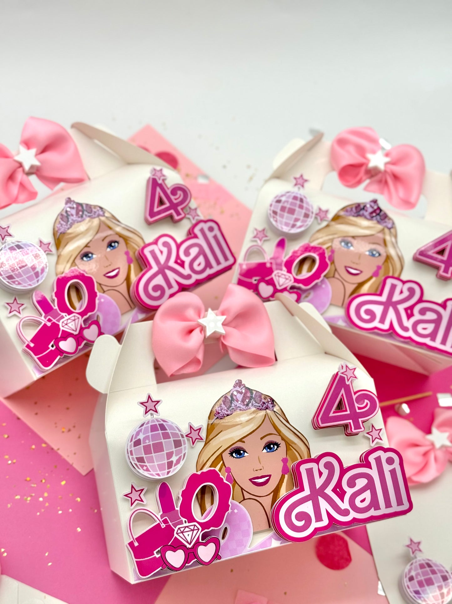 Barbiie Pink Doll, Birthday Boxes Party Decor