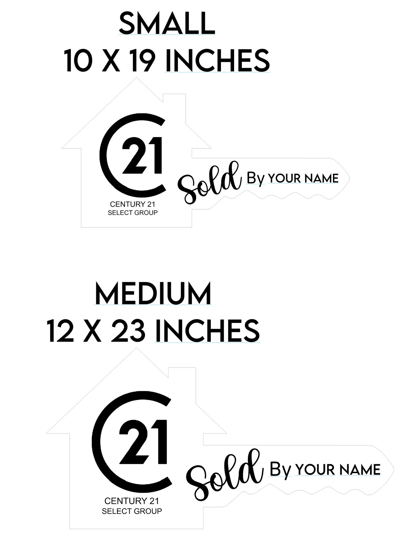 Realtor Key, Closing sign