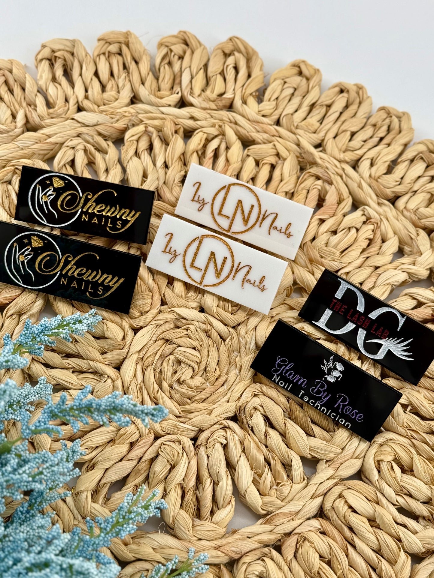 Name badge acrylic tag