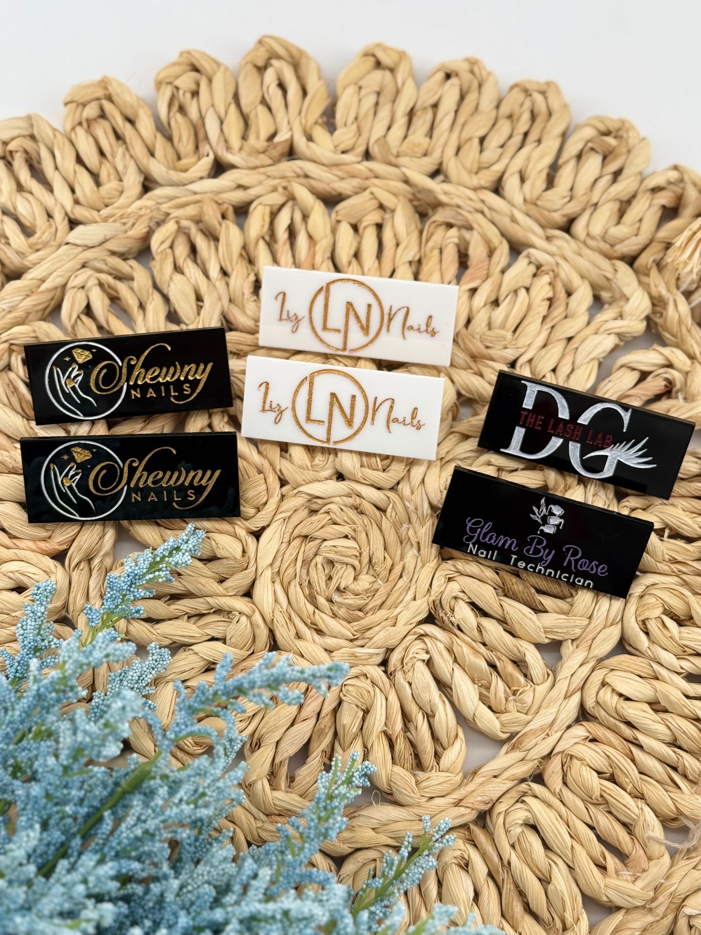 Name badge acrylic tag