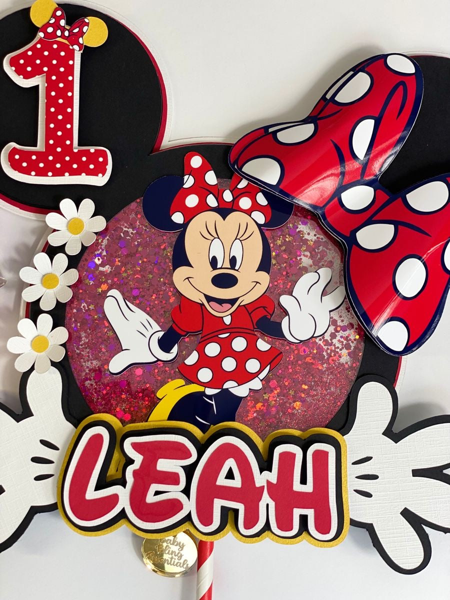Minnie Cake topper shaker
