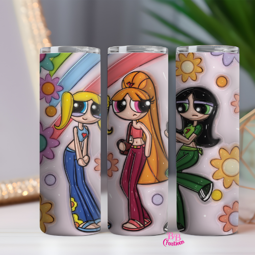 The Powerpuff Girls Tumbler wrap PNG