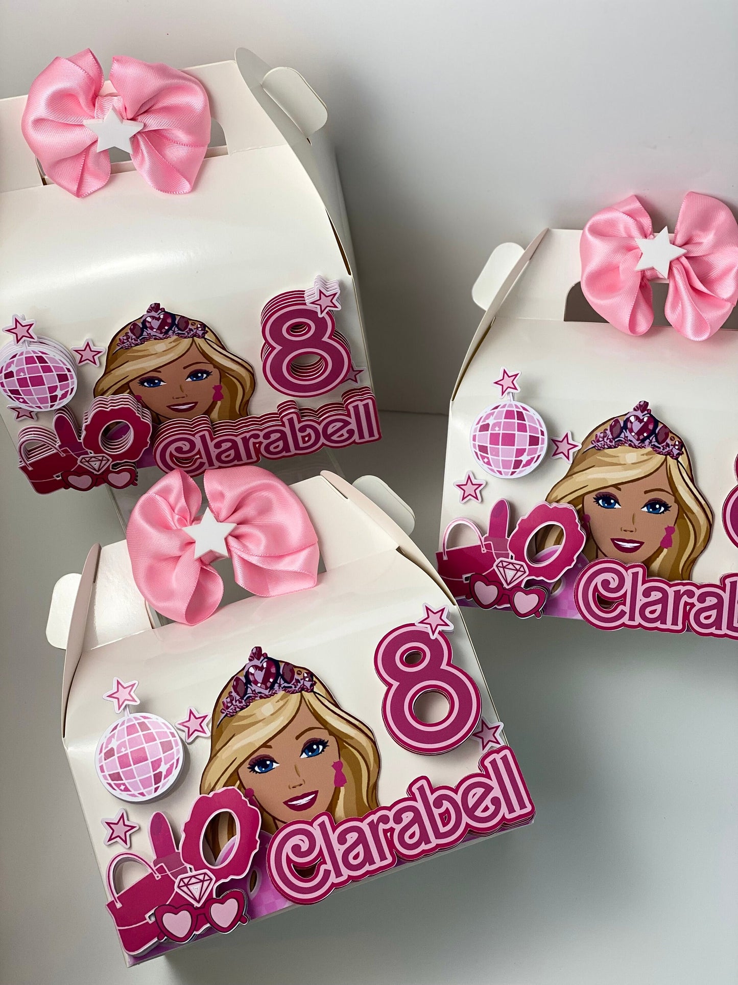 Barbiie Pink Doll, Birthday Boxes Party Decor