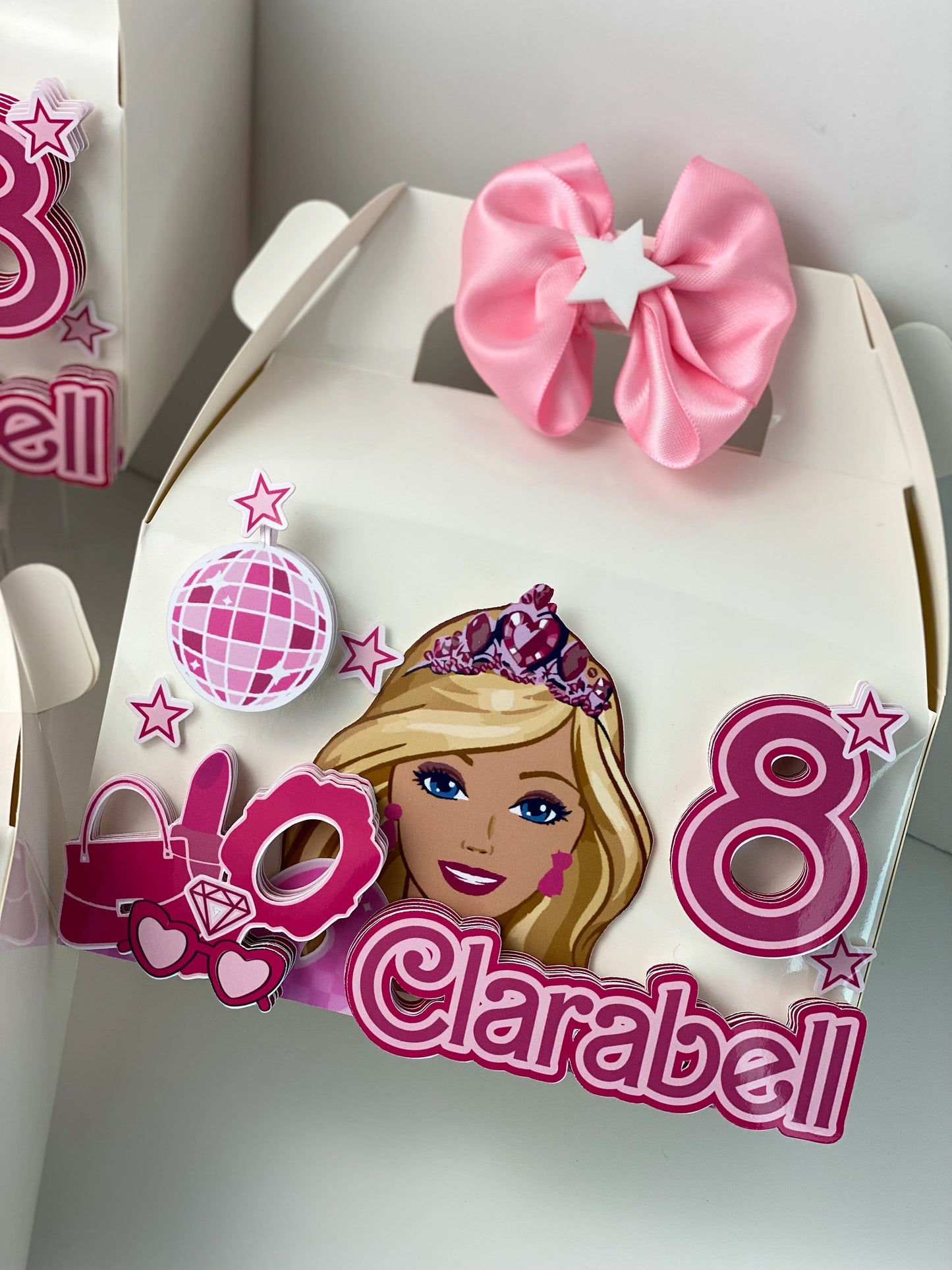 Barbiie Pink Doll, Birthday Boxes Party Decor