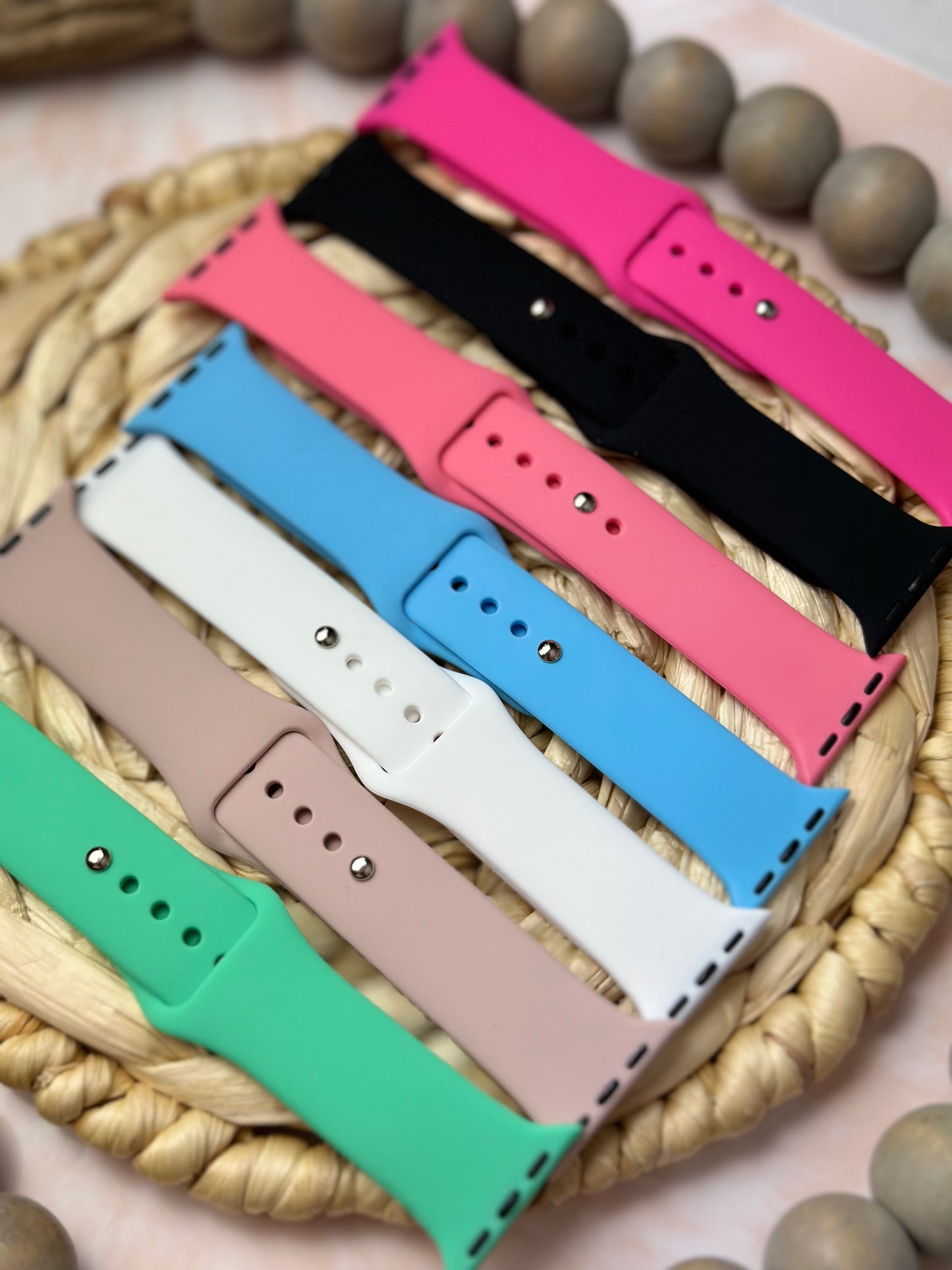 Blessed Mom IWatch band, apple watches, silicone bands, engraved bands
