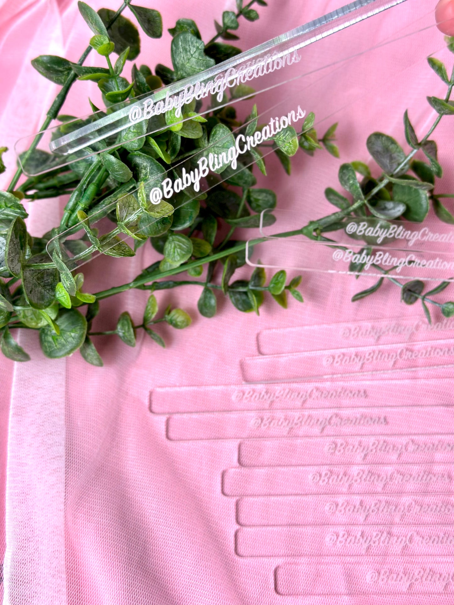 Acrylic Clear Sticks, cake topper, laser cut sticks,