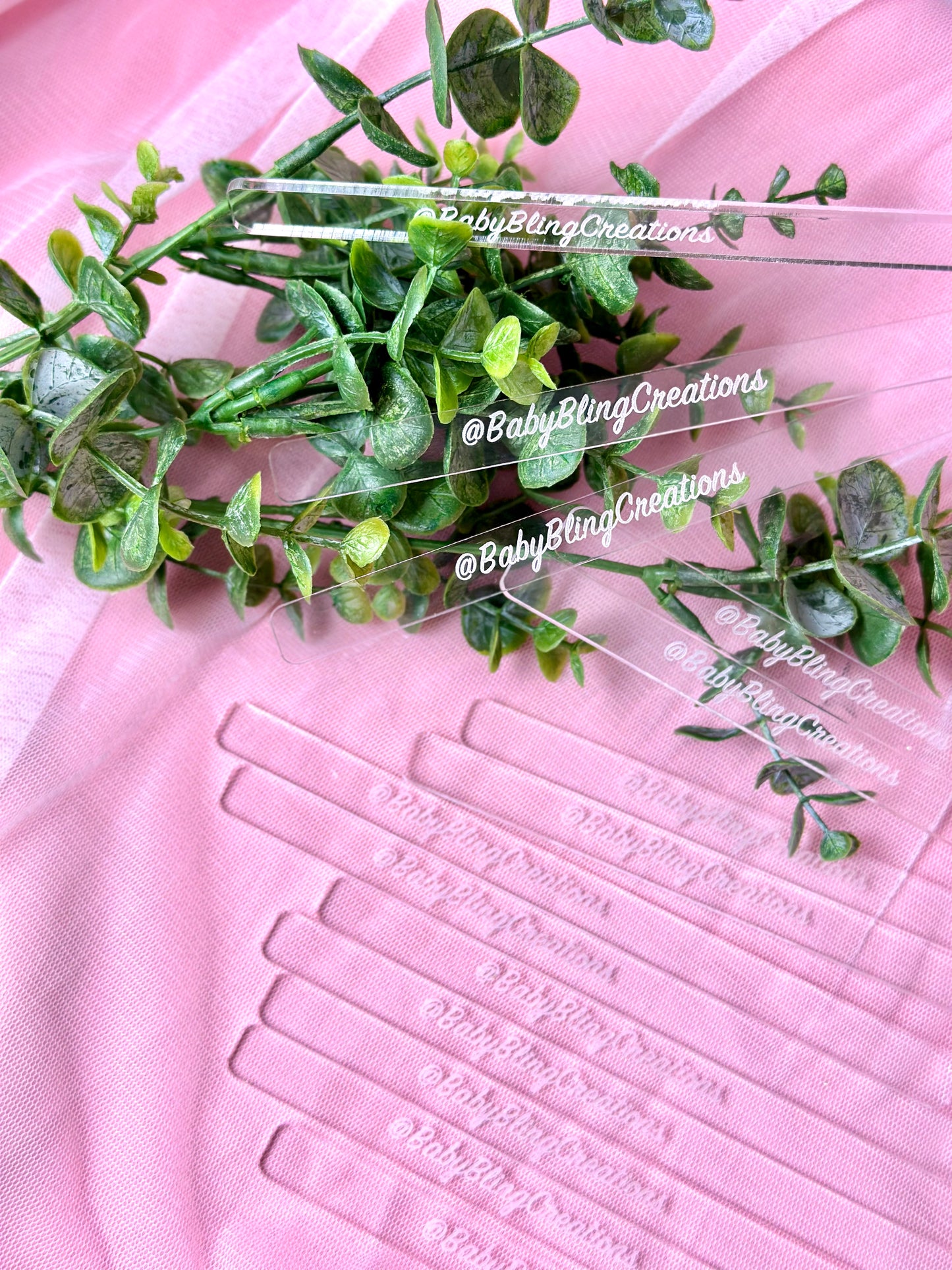 Acrylic Clear Sticks, cake topper, laser cut sticks,