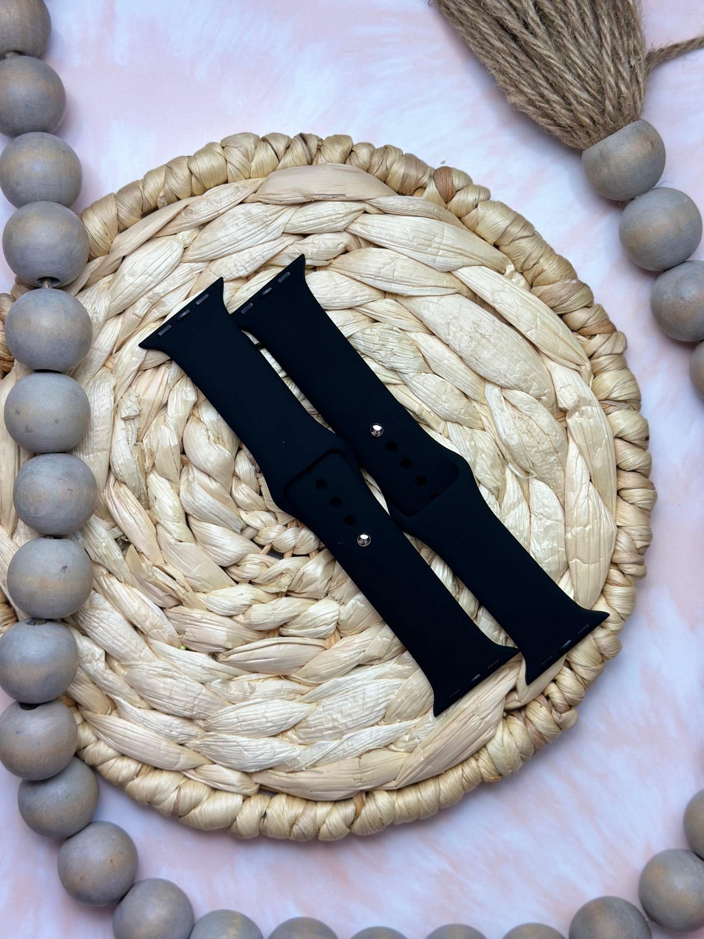 Blessed Mom IWatch band, apple watches, silicone bands, engraved bands