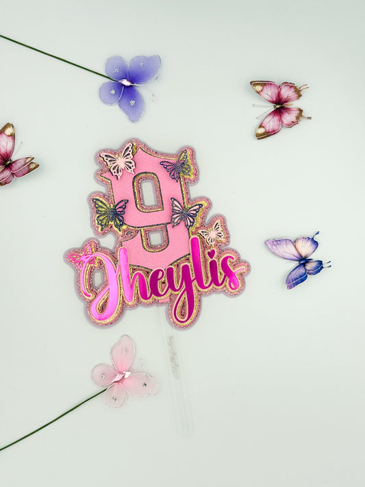 Butterfly Birthday Cake Topper