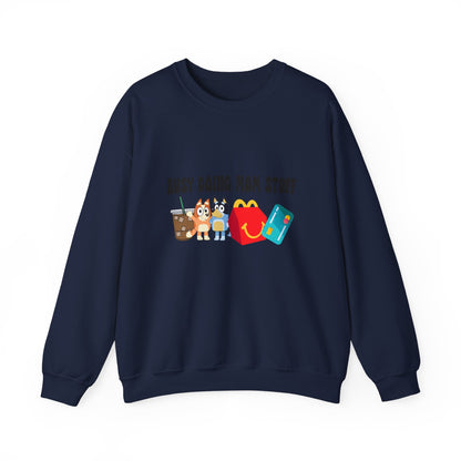Busy Doing Mom Stuff Sweatshirt - Cute & Comfy Crewneck for Moms, Gifts for Mother's Day, Birthday Present, Relaxed Fit, Casual Wear