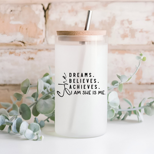 She dreams, believes uvdtf sticker