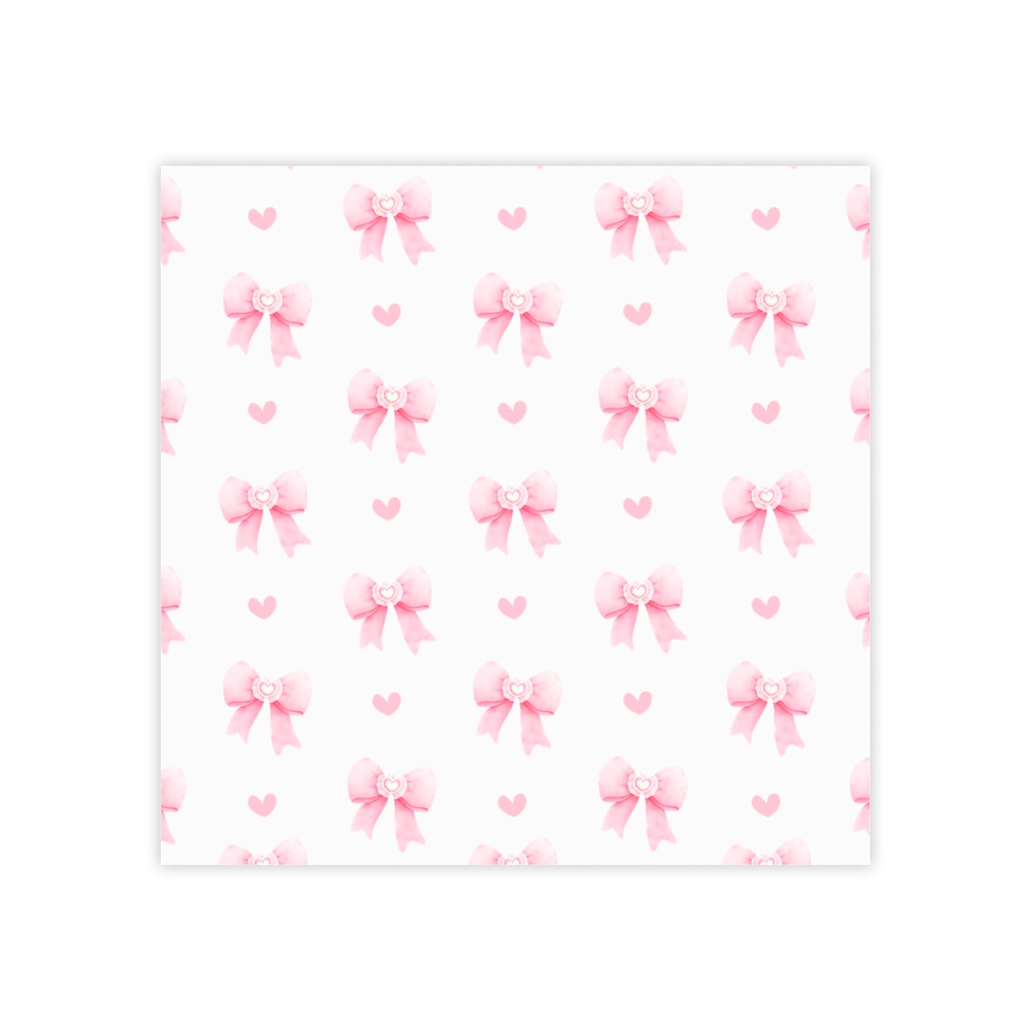 Pink Bow Sticky Notes, Girly Office