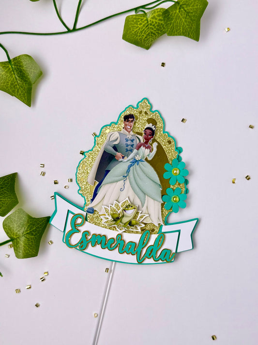 Princess and the frog cake topper, Tiana