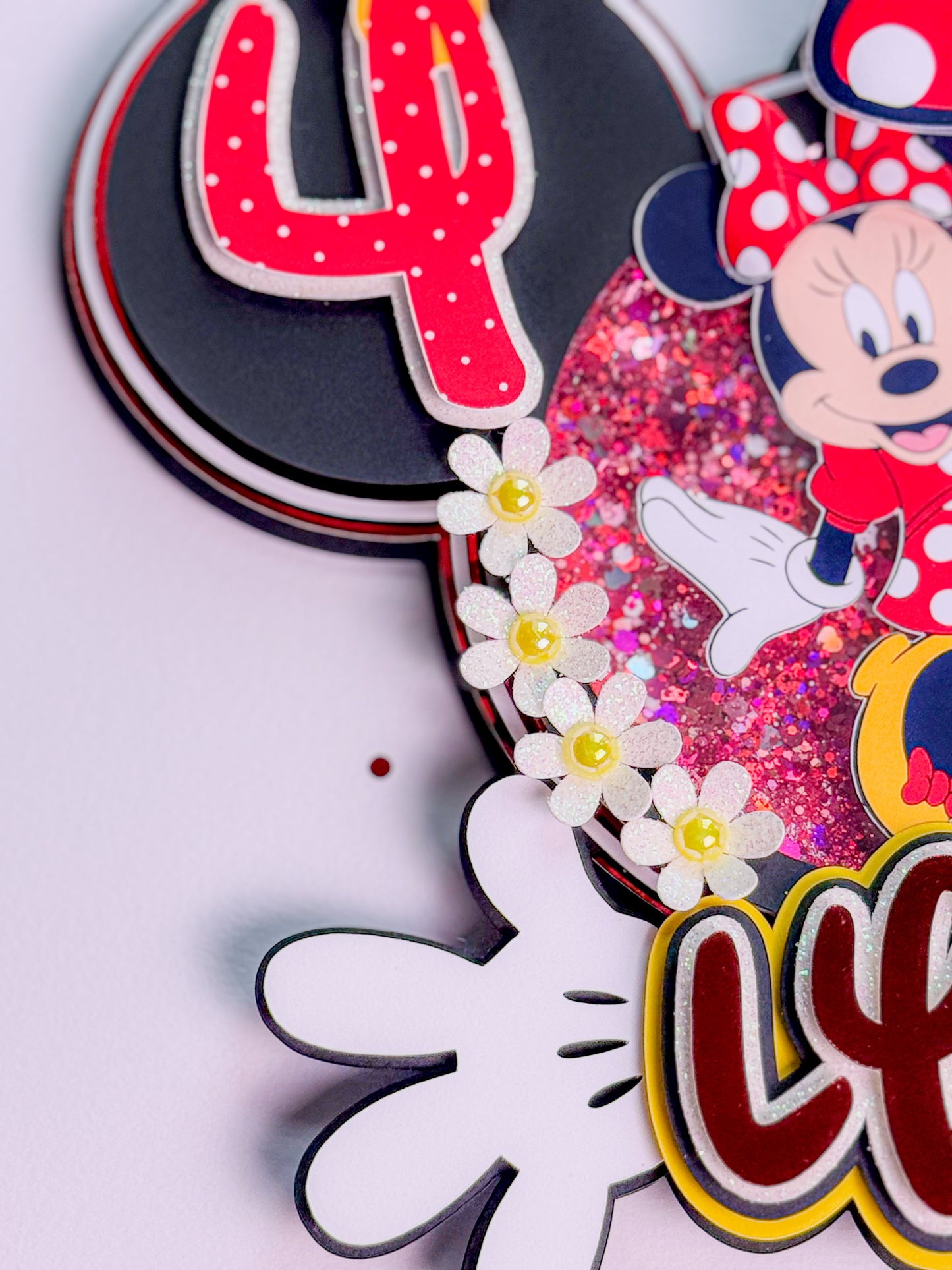 Minnie Cake topper shaker