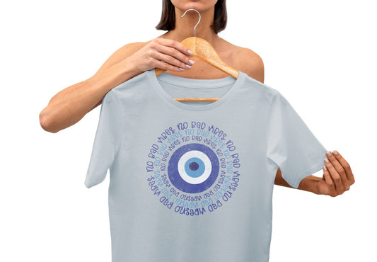No bad vibes, Evil eye, protect your energy t shirt, short sleeve shirt,