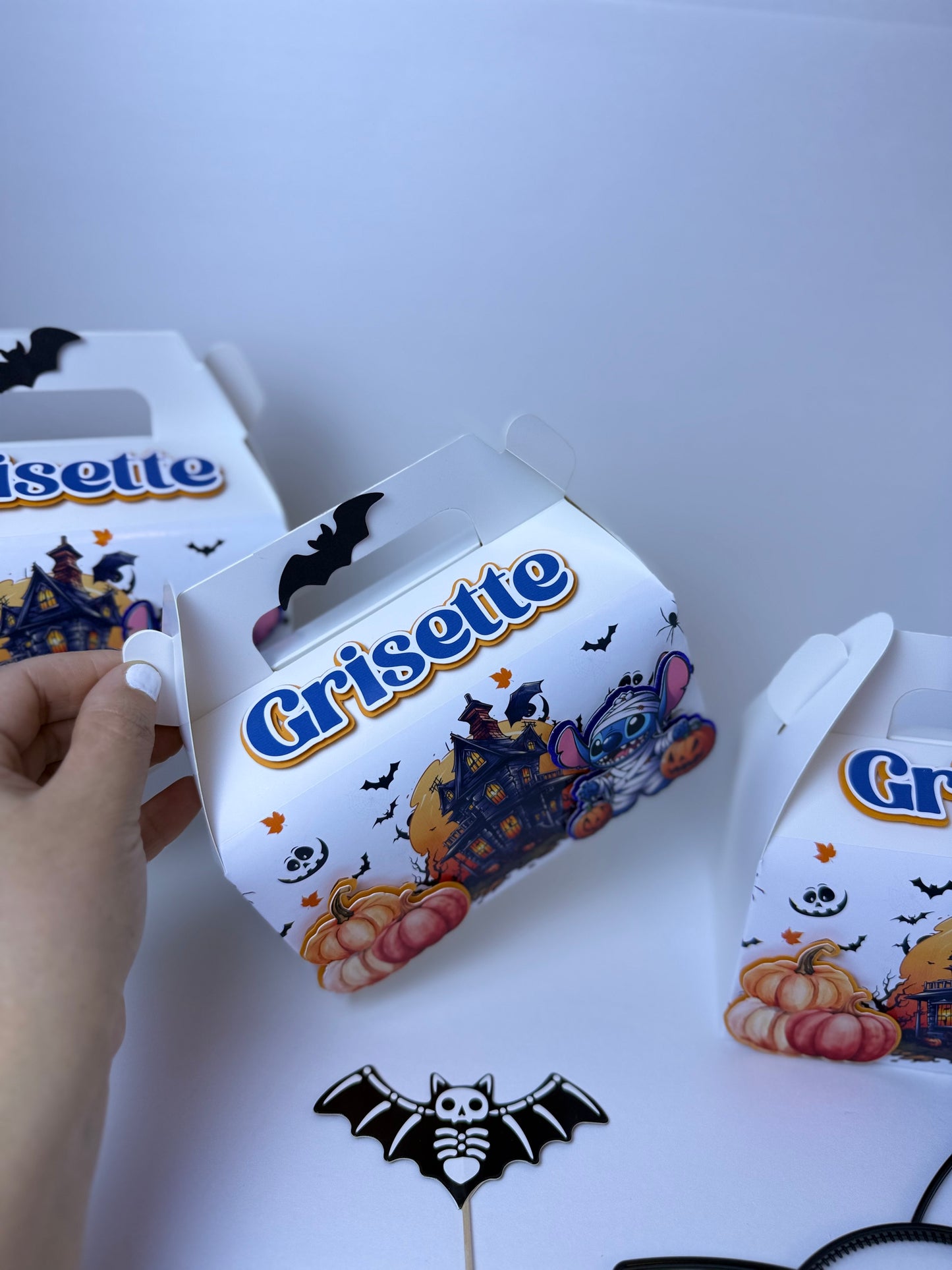 Stitch Halloween Gable Boxes