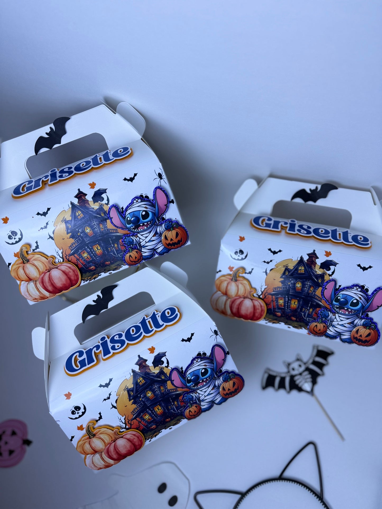Stitch Halloween Gable Boxes