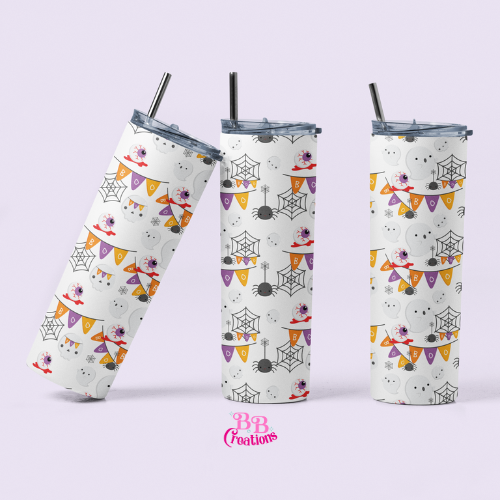 Boo Sublimation Wrap PNG tumbler design , Halloween design, halloween