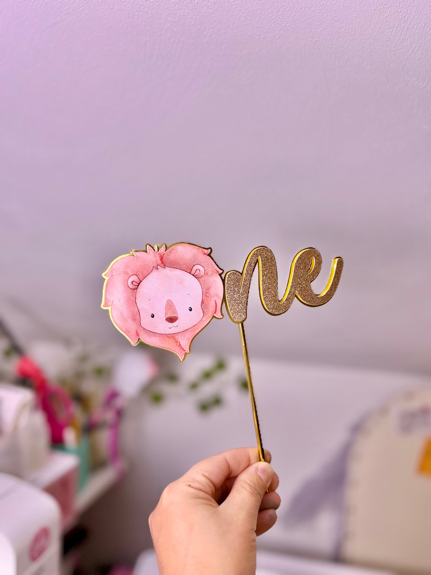 Cake Topper Safari, Jungle theme, jungle lion theme, wild one birthday