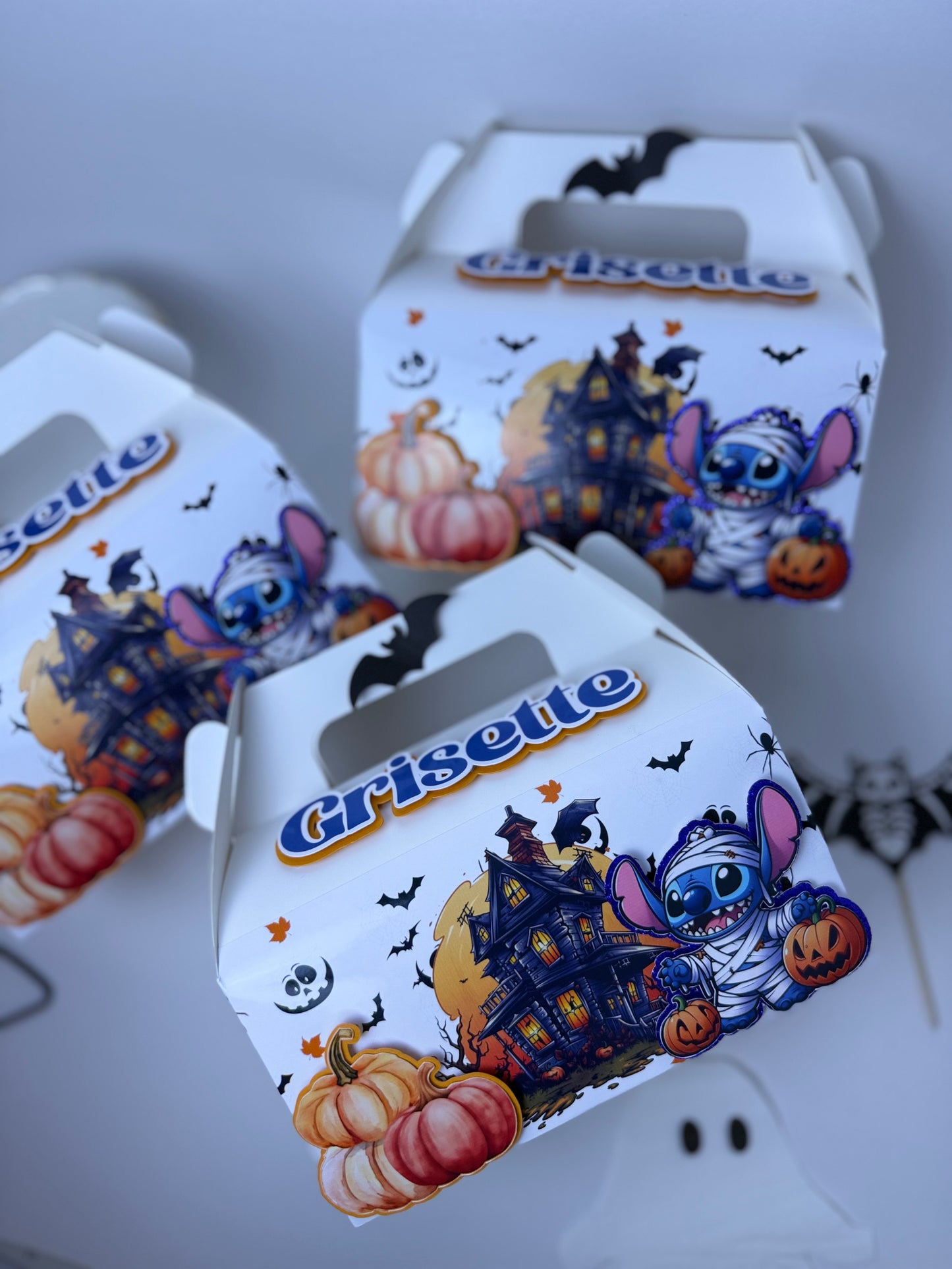 Stitch Halloween Gable Boxes