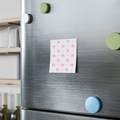 Pink Bow Sticky Notes, Girly Office