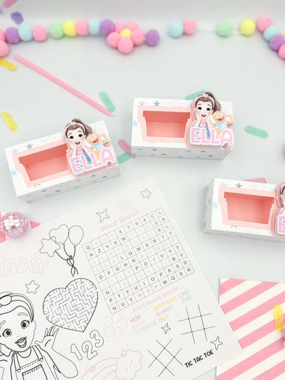 Coloring Activity Boxes, Ms. Rachel Activity