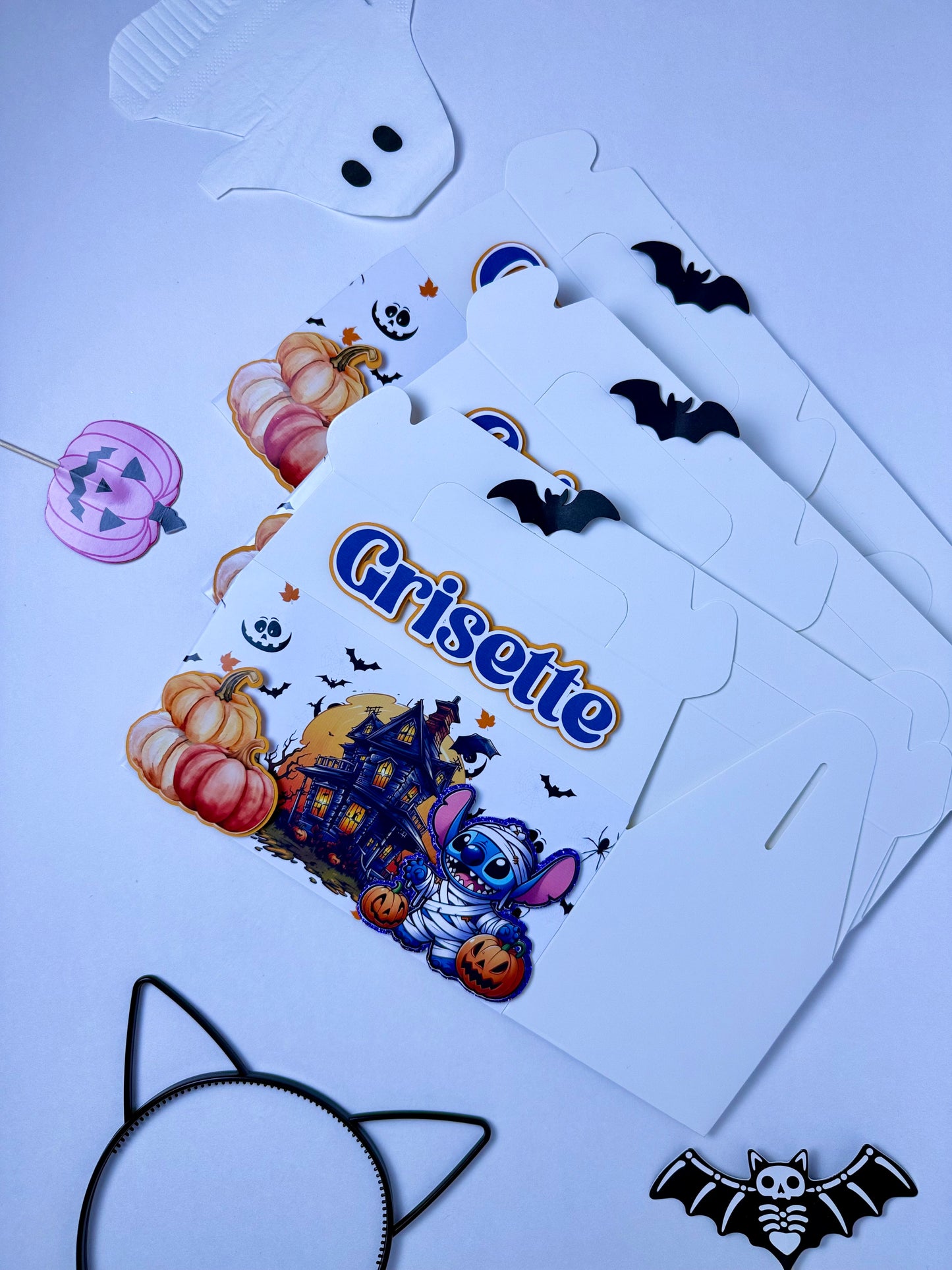 Stitch Halloween Gable Boxes
