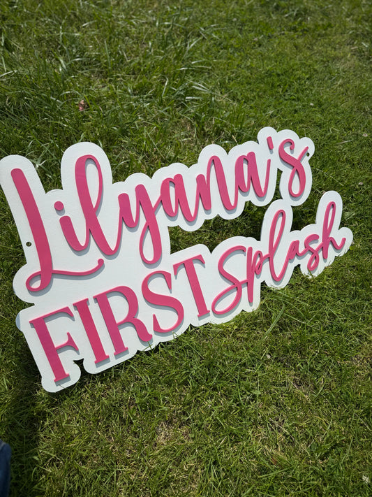 Baby Girl Nursery Wood Name Decor