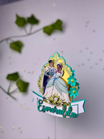 Princess and the frog cake topper, Tiana