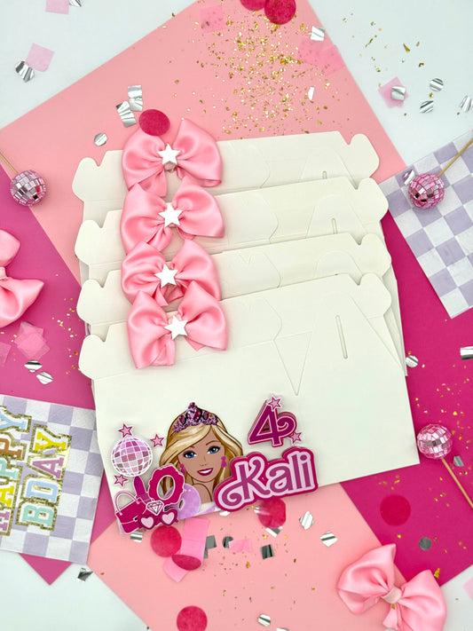 Barbiie Pink Doll, Birthday Boxes Party Decor