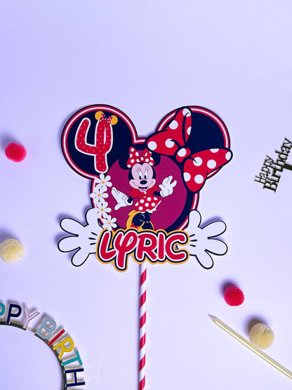 Minnie Cake topper shaker