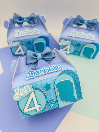 Pink Doll Silhouette Birthday Boxes