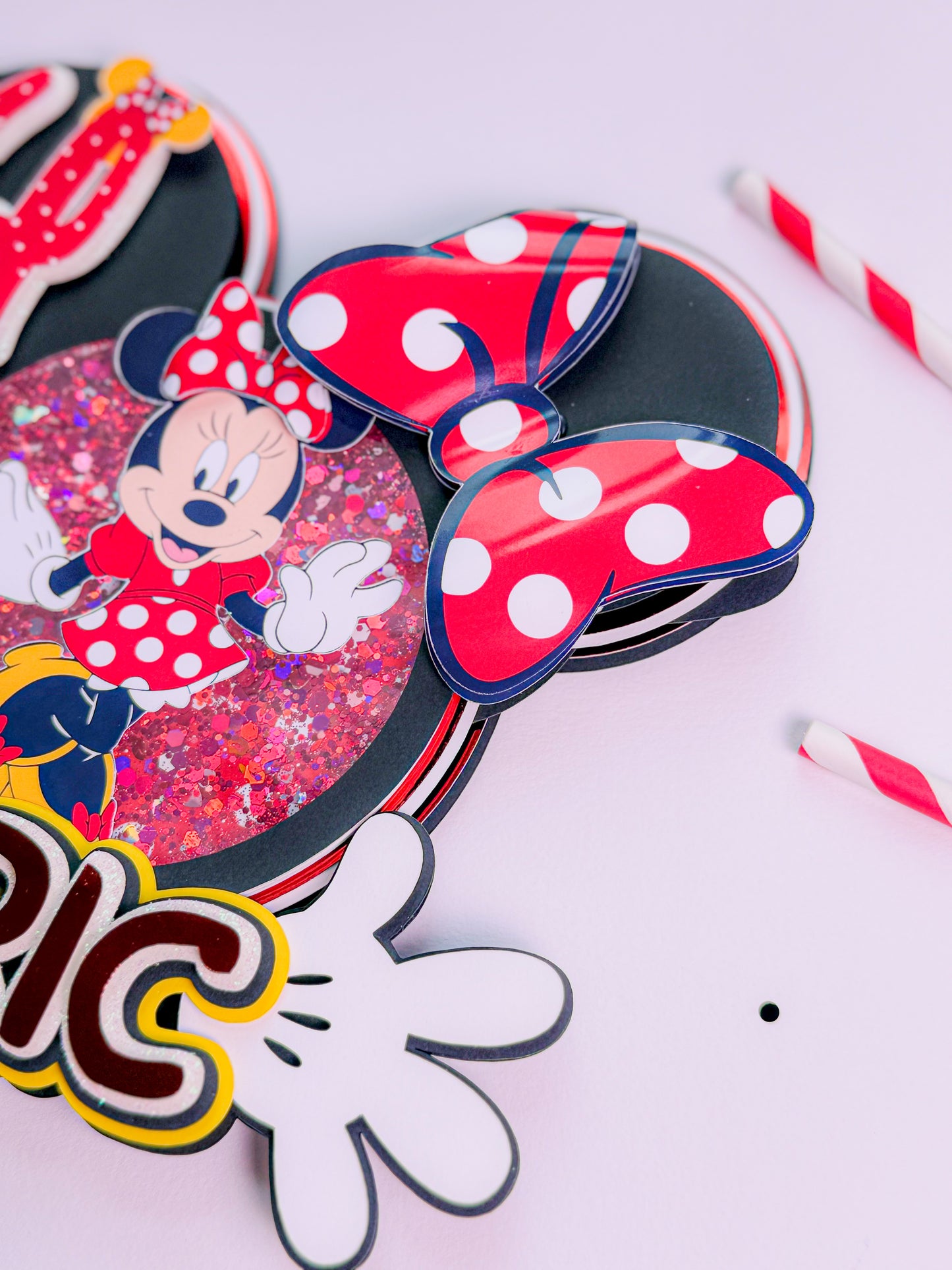 Minnie Cake topper shaker