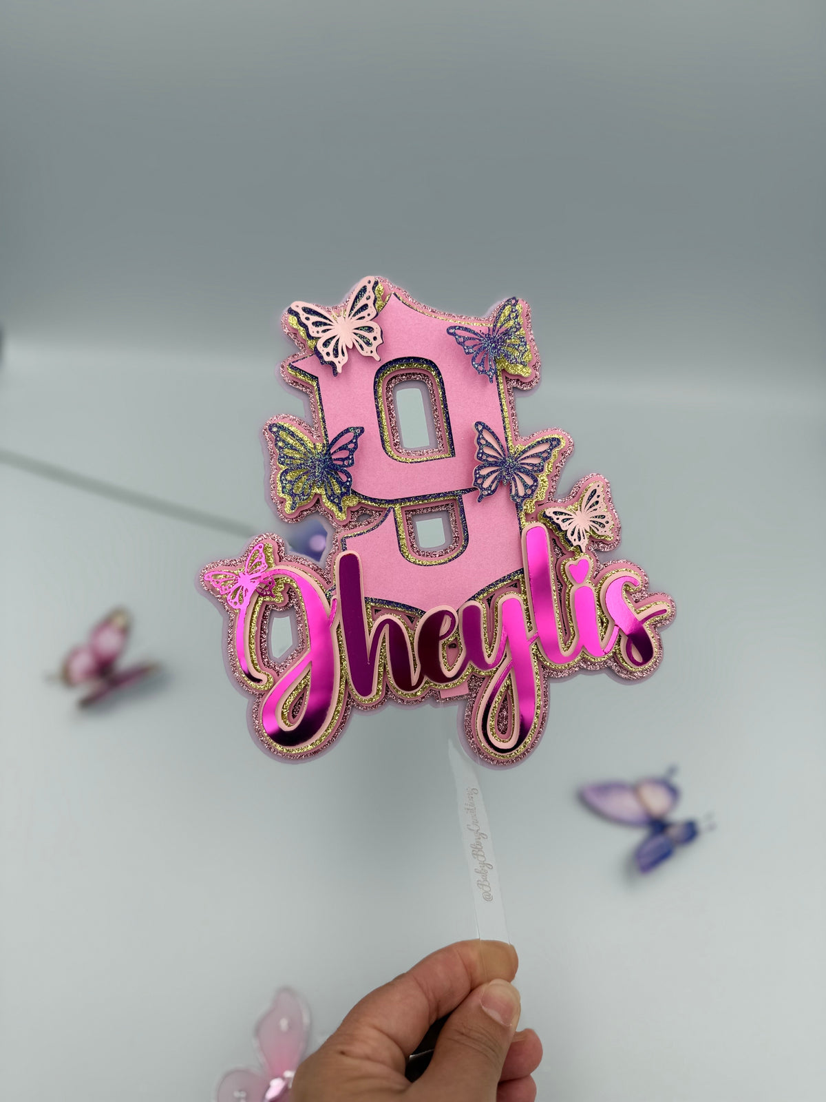 Butterfly Birthday Cake Topper