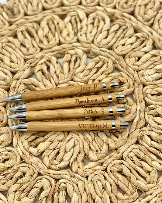 Personalized Bamboo Engraved Pen