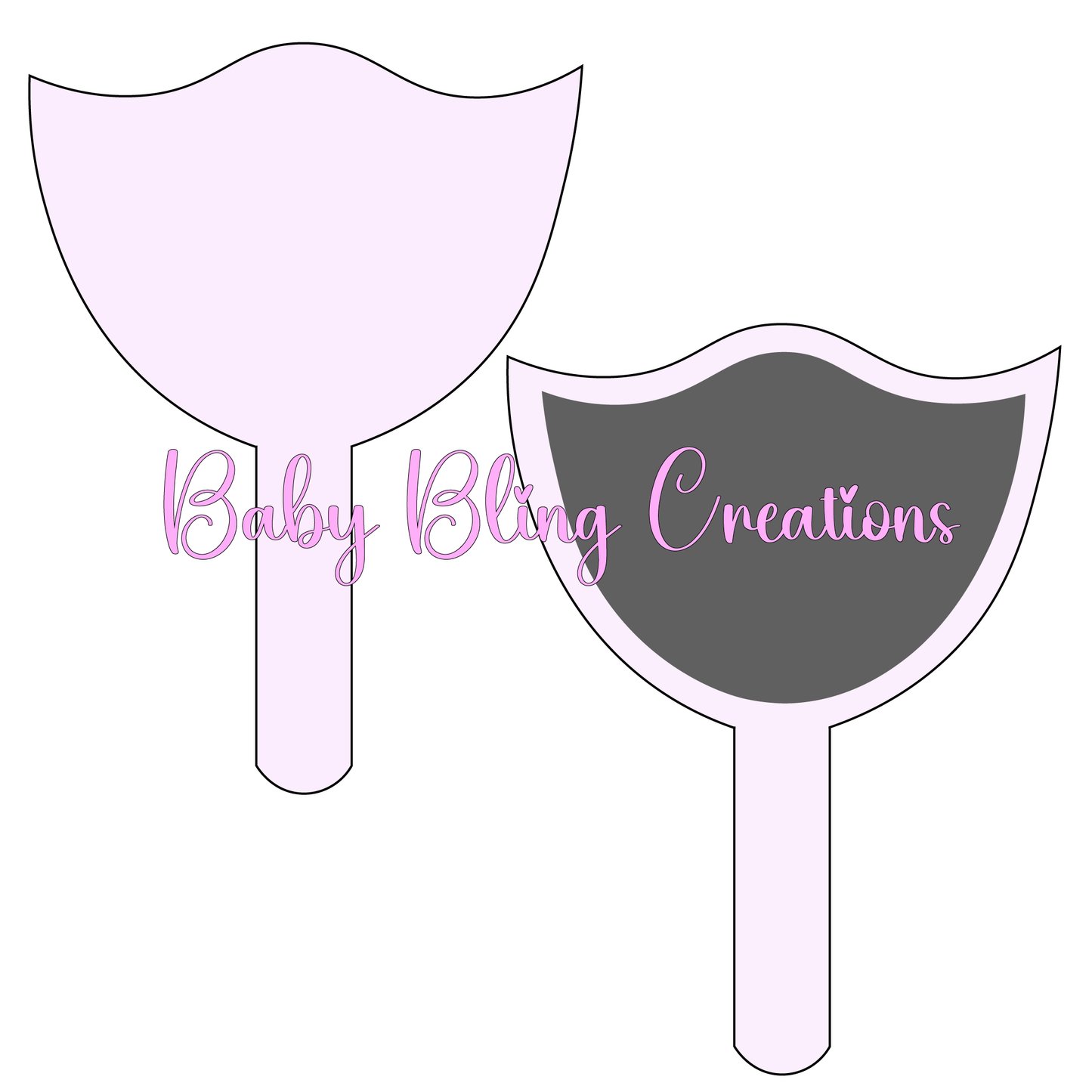 Lash photo prop, laser file, digital cut file, laser machine
