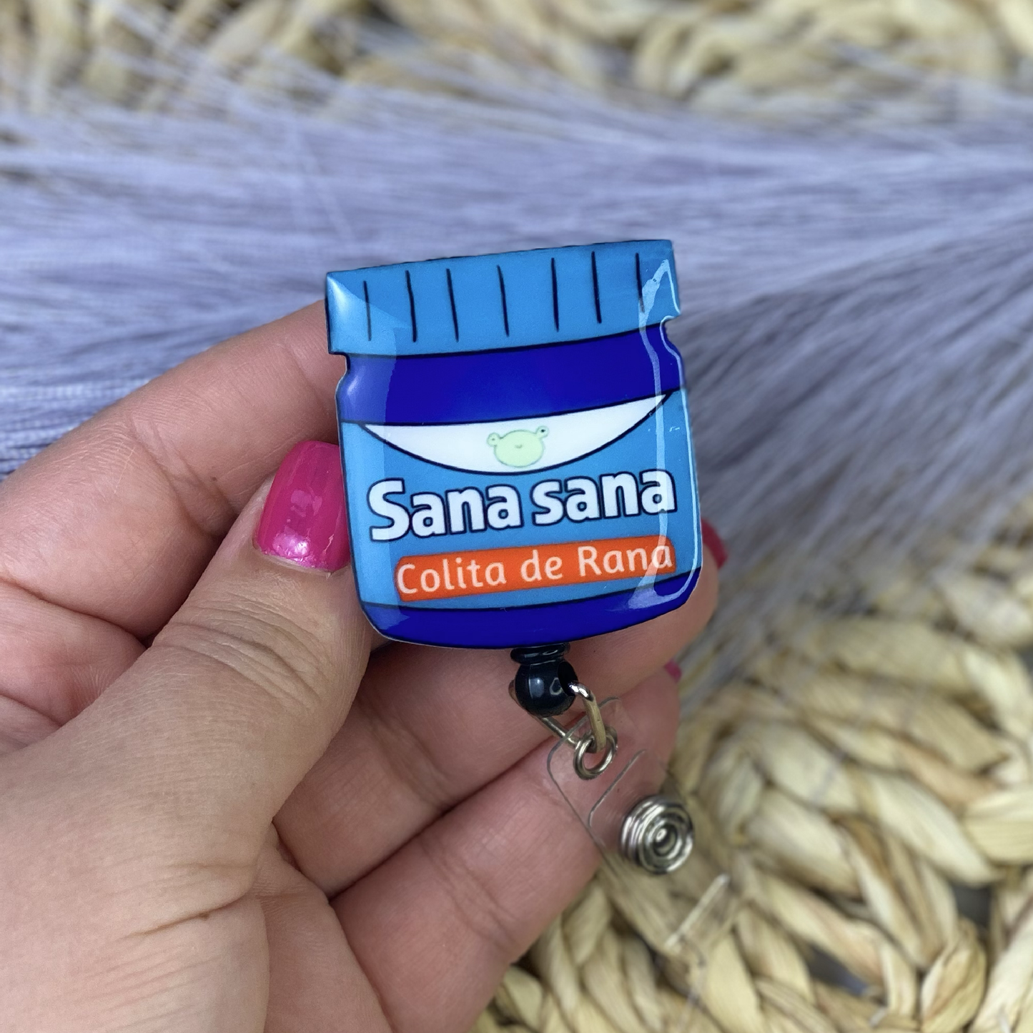 Badge Holder, Sana Sana Colita de rana, Vicks , sujetador de carnet, badge, nurse badge