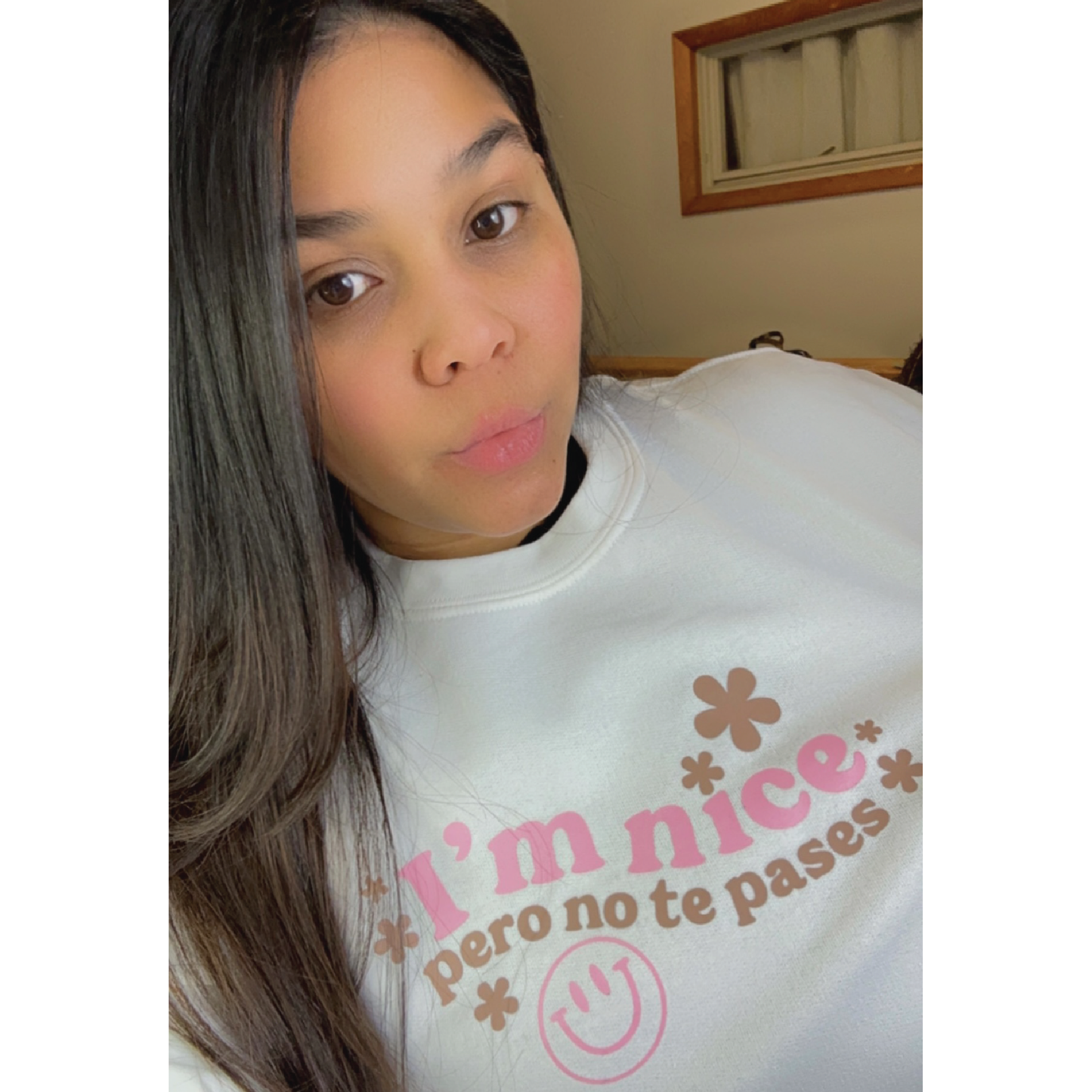 I'm nice pero no te pases Sweater, cute clothing, latino, Latina clothing