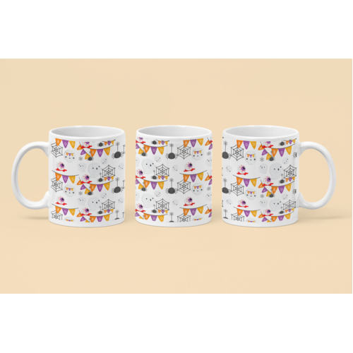 Boo Sublimation Wrap PNG mugs design , Halloween design, halloween