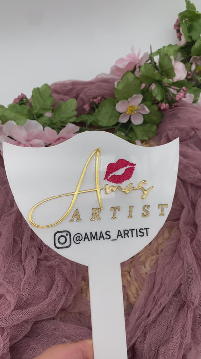 Lash tech photo prop