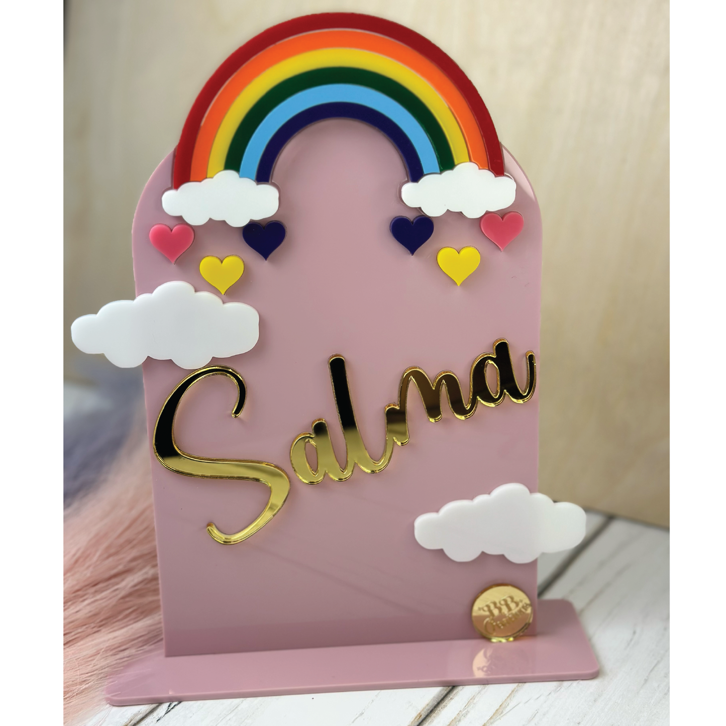 Rainbow sign, nursery decor, nursery sign, rainbow decor, acrylic decor, laser cut, gifts