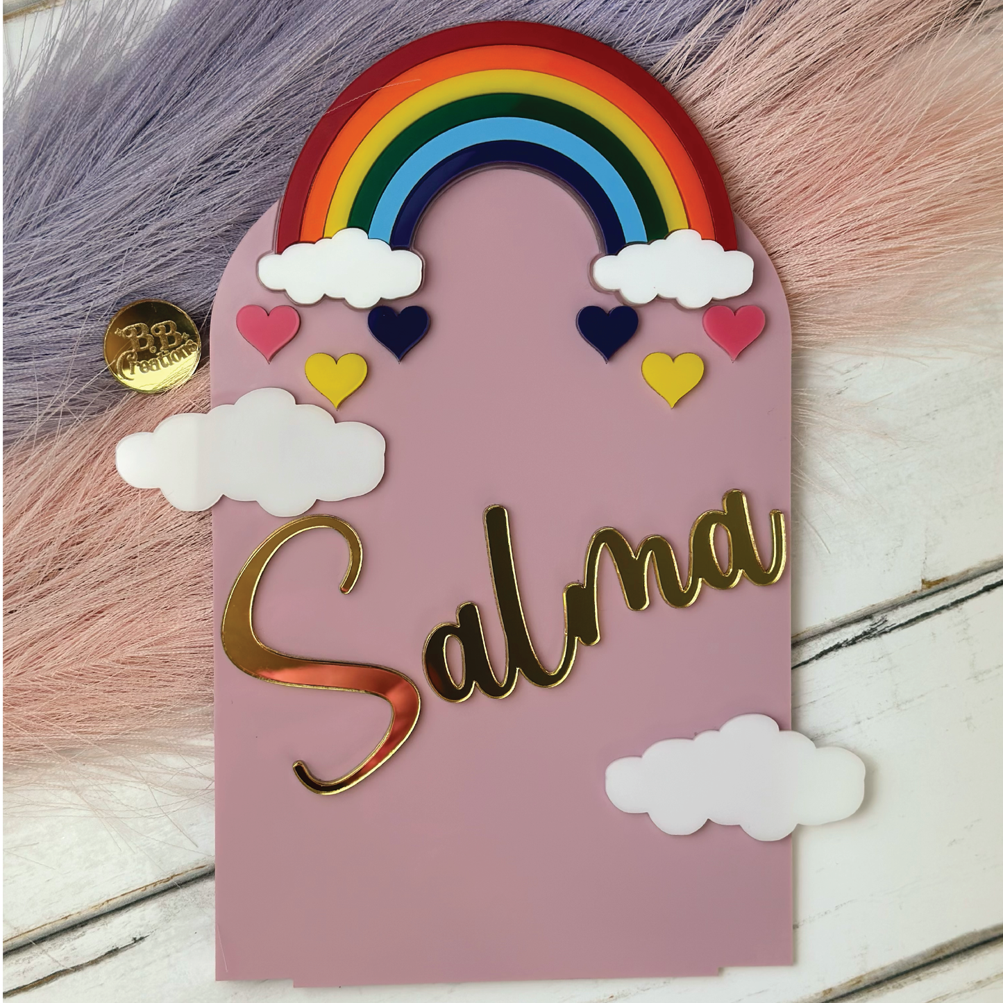 Rainbow sign, nursery decor, nursery sign, rainbow decor, acrylic decor, laser cut, gifts