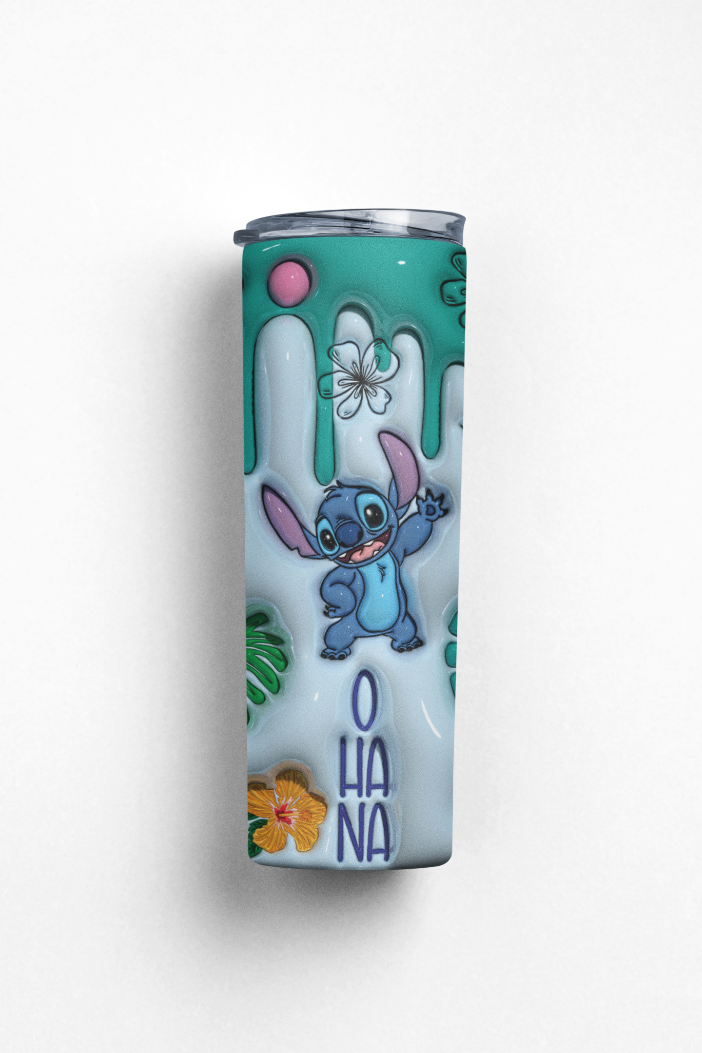 Stitch Tropical Sublimation Wrap PNG