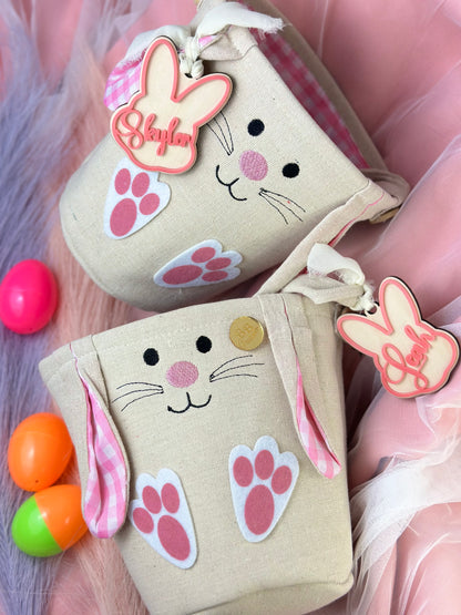 Etiquetas de cesta de Pascua